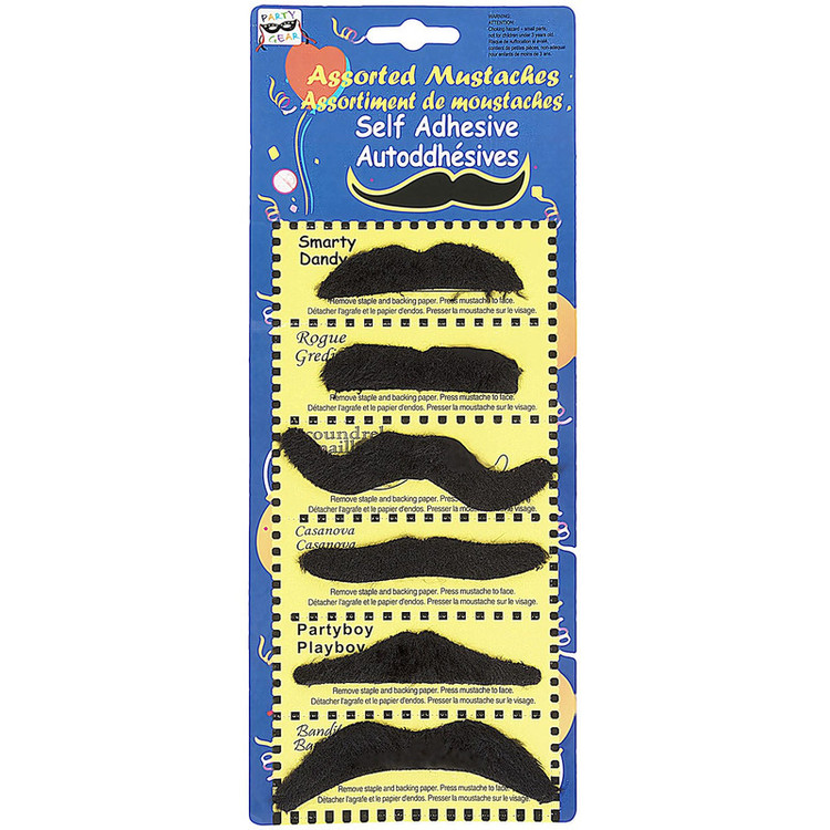 سیبیل نمایشی پارتی گیر مدل Black Mustache