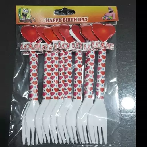 چنگال لاو بسته 10عددی