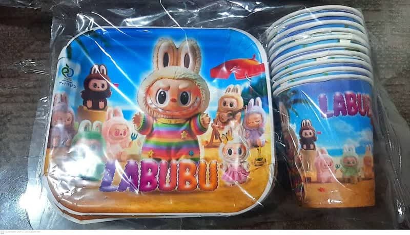 پیش دستی و لیوان یکبار مصرف لبوبو